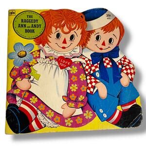 1976 Golden Book The Raggedy Ann and Andy Book Paperback